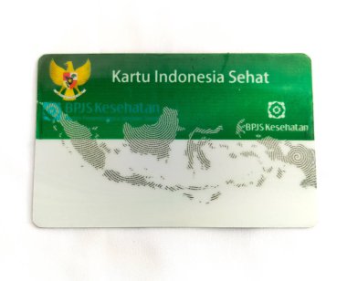 Sağlıklı Endonezya Kartı ya da bilinen adıyla Kartu Endonezya Sehat, Endonezya halkı için bir programdır. Sağlıklı Endonezya kartı (BPJS) beyaz arkaplanda izole. 