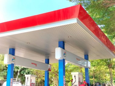 Pertamina yakıt istasyonu binası, Weleri benzin istasyonu..