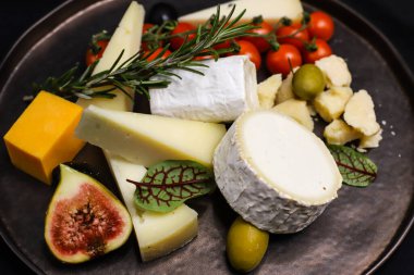 Platter of cheeses- Spanish, Italian and French