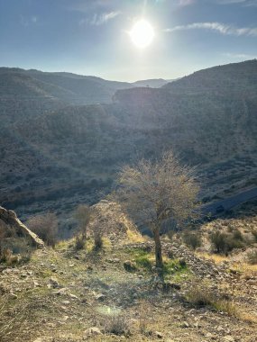 Dağların güzel manzarası