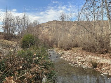 Dağların güzel manzarası. Seyahat