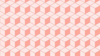 Soyut geometrik kare dikişsiz desenli pastel renk arkaplan tasarımı. Vektör illüstrasyonu