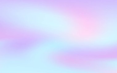Akışkan gradyan arkaplan. Bulanık dalga boyası rengi mor, pembe, mavi, sarı, beyaz. Vektör illüstrasyonu