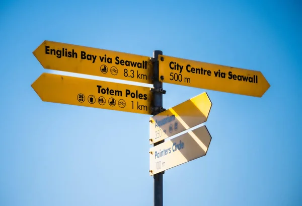 stock image Vancouver city sign, CANADA