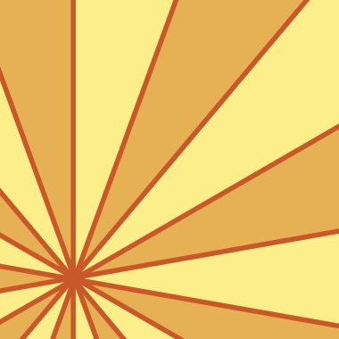 Turuncu ve sarı güneş ışınları tasarımı