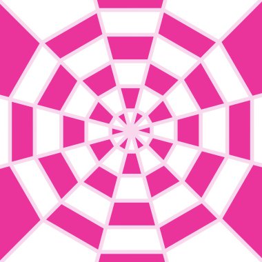 Açık pembe çizgileri olan pembe ve beyaz geometrik web tasarımı