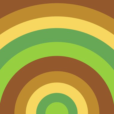 Toprak tonları renk paleti ile kavis arkaplanı