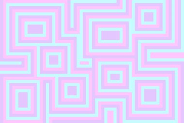 Pastel mavi, mor ve pembe dikdörtgenler ve çizgi tasarımı arka plan