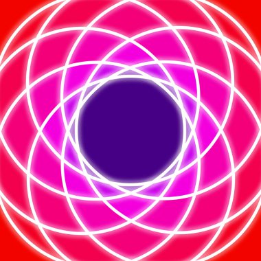 Mor, pembe ve kırmızı arkaplan. Parlak efektli beyaz çizgiler.