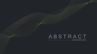 Arkaplan veya sunum şablonu için eğri çizgisi olan soyut duvar kağıdı minimalisti