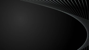 Arkaplan veya sunum için eğri çizgisi olan soyut duvar kağıdı tasarım vektör resmi