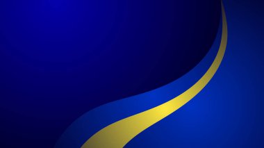 Arkaplan veya sunum için mavi gradyan duvar kağıdı vektör resmi