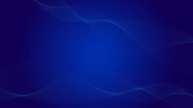Arkaplan veya sunum için mavi gradyan duvar kağıdı vektör resmi