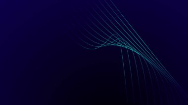 Arkaplan veya sunum için mavi gradyan duvar kağıdı vektör resmi