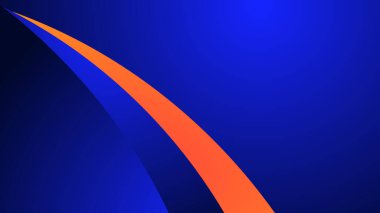 Arkaplan veya sunum için mavi gradyan duvar kağıdı vektör resmi