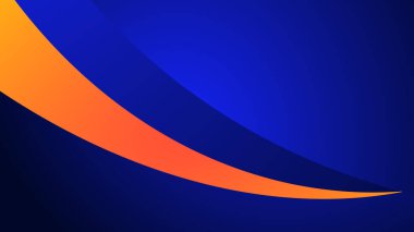 Arkaplan veya sunum için mavi gradyan duvar kağıdı vektör resmi