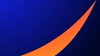 Arkaplan veya sunum için mavi gradyan duvar kağıdı vektör resmi