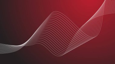 arkaplan veya sunum için kırmızı gradyan duvar kağıdı vektör resmi