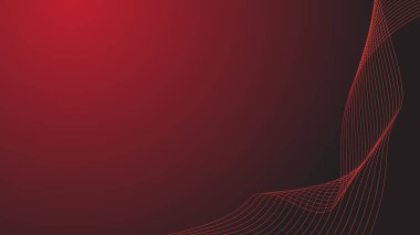 arkaplan veya sunum için kırmızı gradyan duvar kağıdı vektör resmi