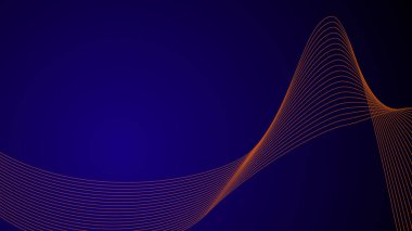 Arkaplan veya sunum için mavi gradyan duvar kağıdı vektör resmi