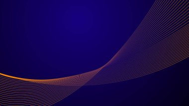 Arkaplan veya sunum için mavi gradyan duvar kağıdı vektör resmi