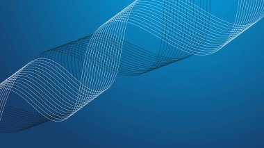 Soyut mavi ve açık mavi dalga modern yumuşak lüks dokusu, duvar kağıdı ve arkaplan için pürüzsüz ve temiz vektör arkaplanı var