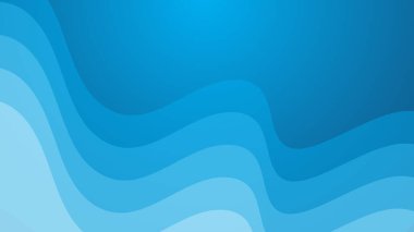 Soyut mavi ve açık mavi dalga modern yumuşak lüks dokusu, duvar kağıdı ve arkaplan için pürüzsüz ve temiz vektör arkaplanı var