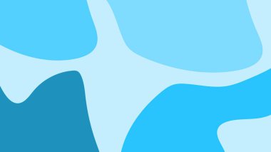 Soyut mavi ve açık mavi dalga modern yumuşak lüks dokusu, duvar kağıdı ve arkaplan için pürüzsüz ve temiz vektör arkaplanı var