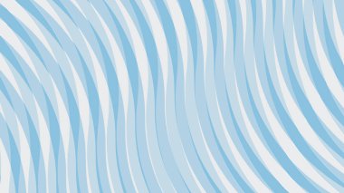 Arkaplan veya sunum için Mavi Dalga desenli duvar kağıdı tasarımı vektör resmi