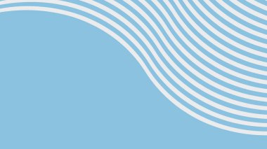 Arkaplan veya sunum için Mavi Dalga desenli duvar kağıdı tasarımı vektör resmi