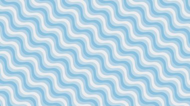 Arkaplan veya sunum için Mavi Dalga desenli duvar kağıdı tasarımı vektör resmi