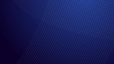 Arkaplan veya sunum için eğri çizgisi olan mavi gradyan duvar kağıdı