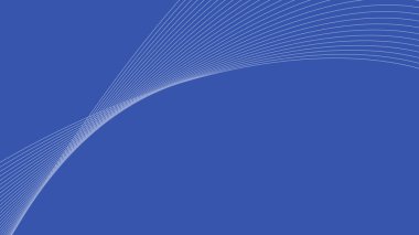 Arkaplan veya sunum için eğri çizgisi olan mavi gradyan duvar kağıdı
