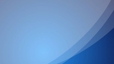 Arkaplan veya sunum için eğri çizgisi olan mavi gradyan duvar kağıdı
