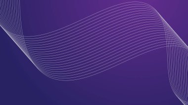 Arkaplan veya sunum için eğri çizgisi olan soyut gradyan duvar kağıdı tasarım vektör resmi