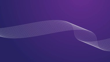 Arkaplan veya sunum için eğri çizgisi olan soyut gradyan duvar kağıdı tasarım vektör resmi