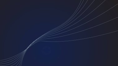 Arkaplan veya sunum için eğri çizgisi olan soyut gradyan duvar kağıdı tasarım vektör resmi