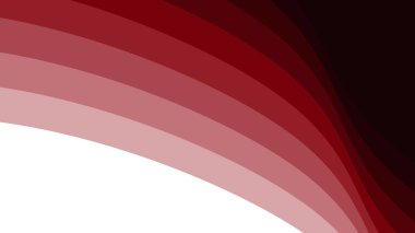 Basit kırmızı arkaplan vektör tasarımı. Web sitesi ve sunum için pürüzsüz dalga arkaplan minimalisti. soyut kırmızı duvar kağıdı tasarım için modern arkaplan