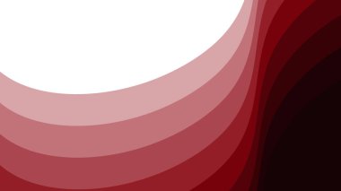 Basit kırmızı arkaplan vektör tasarımı. Web sitesi ve sunum için pürüzsüz dalga arkaplan minimalisti. soyut kırmızı duvar kağıdı tasarım için modern arkaplan