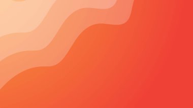 Basit kırmızı arkaplan vektör tasarımı. Web sitesi ve sunum için pürüzsüz dalga arkaplan minimalisti. soyut kırmızı duvar kağıdı tasarım için modern arkaplan