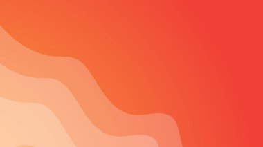 Basit kırmızı arkaplan vektör tasarımı. Web sitesi ve sunum için pürüzsüz dalga arkaplan minimalisti. soyut kırmızı duvar kağıdı tasarım için modern arkaplan