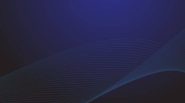 Arkaplan veya sunum için mavi gradyan duvar kağıdı vektör resmi