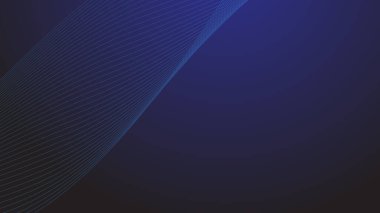 Arkaplan veya sunum için mavi gradyan duvar kağıdı vektör resmi