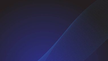 Arkaplan veya sunum için mavi gradyan duvar kağıdı vektör resmi