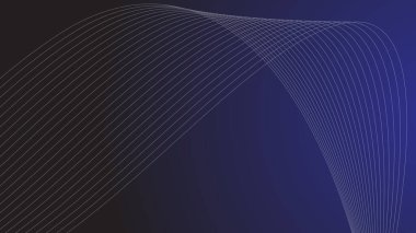 Arkaplan veya sunum için mavi gradyan duvar kağıdı vektör resmi