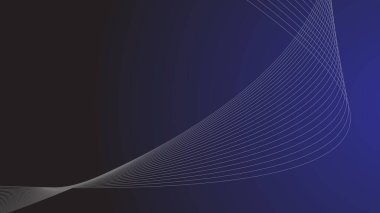 Arkaplan veya sunum için mavi gradyan duvar kağıdı vektör resmi