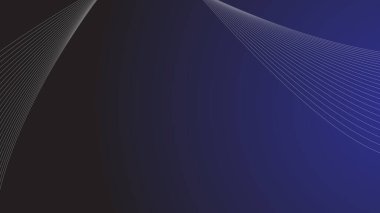 Arkaplan veya sunum için mavi gradyan duvar kağıdı vektör resmi