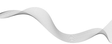 Grafik tasarım dekorasyonu veya arkaplan tasarımı için dalga elemanı tasarımı vektör resmi