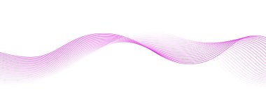 Grafik tasarım dekorasyonu veya arkaplan tasarımı için dalga elemanı tasarımı vektör resmi