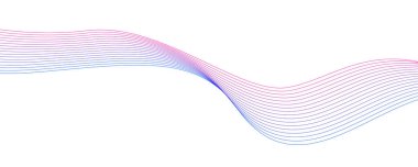 Grafik tasarım dekorasyonu veya arkaplan tasarımı için dalga elemanı tasarımı vektör resmi